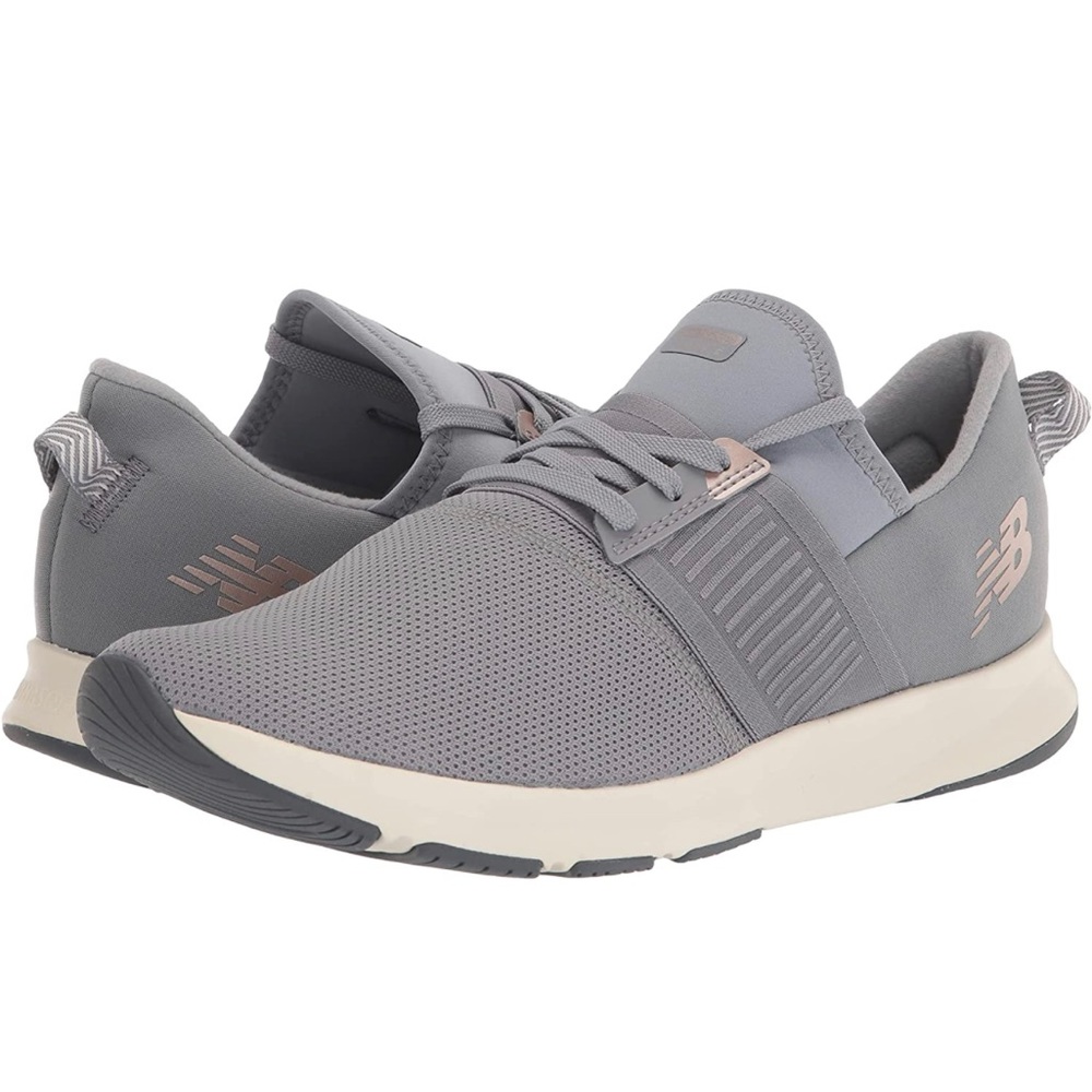 New Balance Women's Dynasoft Nergize V3 Cross Trainers - Grey/White - 9.5 Wide